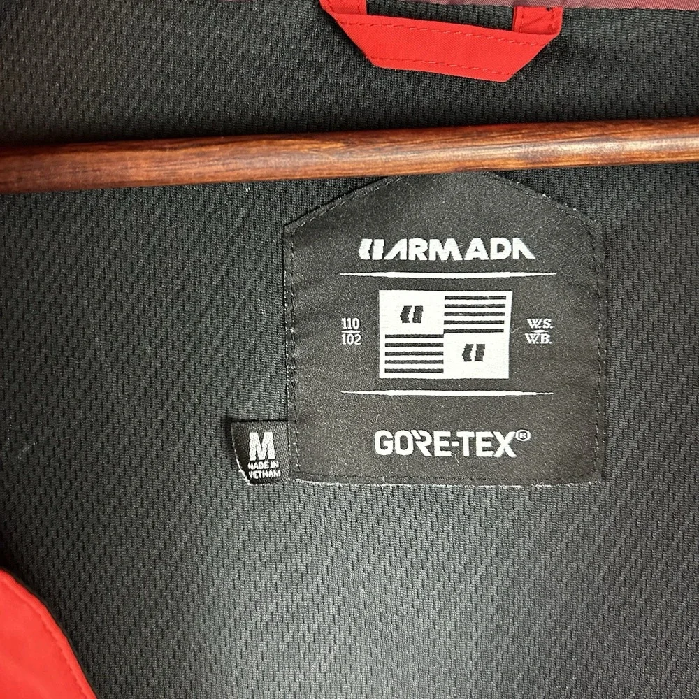 Armada Vector Series Gore-Tex Snow Jacket‎ Size Medium Recco Technology Red